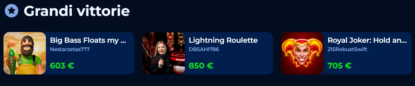 Grandi vincite BillionaireSpin - Jackpot e moltiplicatori esplosivi